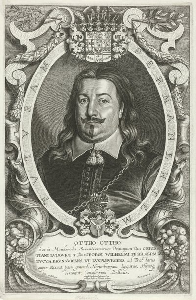 Portret van Otto Otto von Mauderode door Pieter de Jode (II)