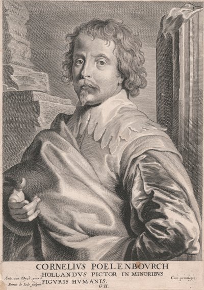 Cornelius Poelenbourch, Hollandse schilder van kleine menselijke figuren door Pieter de Jode