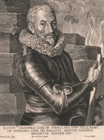 Illustmus. Joannes, Com. de Tserclaes. Dom. Tilli. Baro. de Morbays, Dom. de Ballast. Montig. Holers. Heeswyck, Dynter, Etc. door Pieter de Jode