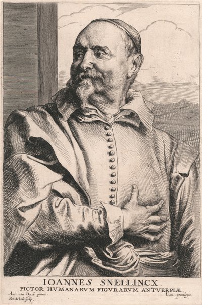 Joannes Snellincx, Pictor Humanarum Figurarum Antuerpiæ door Pieter de Jode