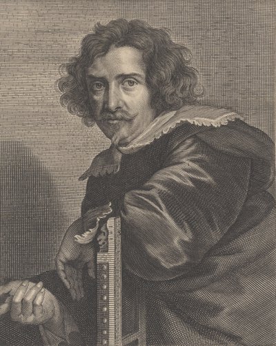 Portret van Pieter de Jode de Jongere door Pieter de Jode II