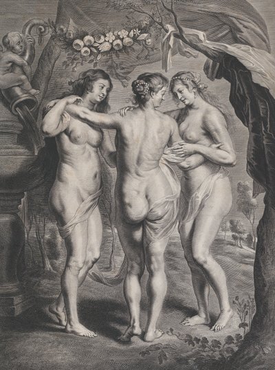De Drie Gratiën door Pieter de Jode II
