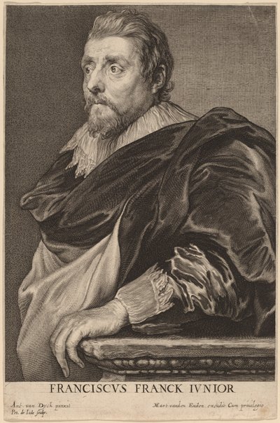 Frans Francken II door Pieter de Jode II after Sir Anthony van Dyck