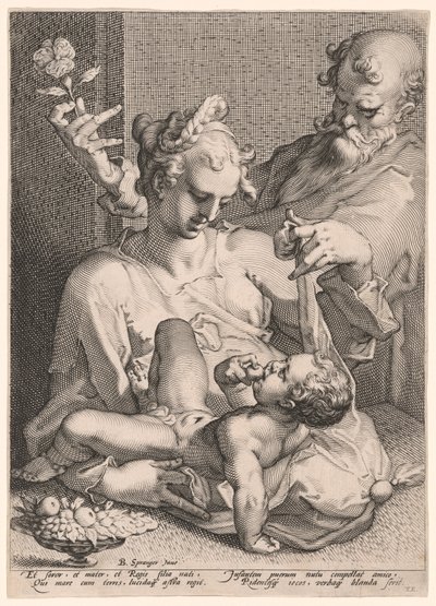De Heilige Familie door Pieter de Jode I