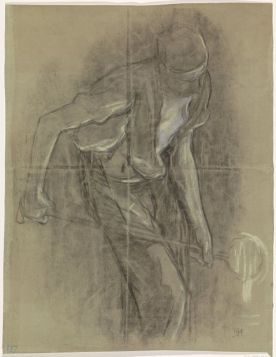 Arbeider in staalfabriek door Pieter de Josselin