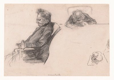 Minister Heemskerck in de Tweede Kamer door Pieter de Josselin