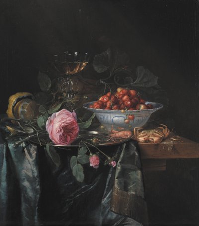 Pronkstilleven door Pieter de Ring