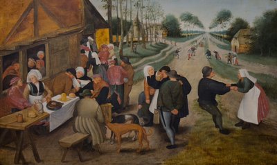 Vlaamse Kermesse, tweede helft van de 16e eeuw (Olieverf op hout) door Pieter the Younger (studio of) Brueghel