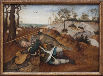 Goede herder. Schilderij door Pieter Brueghel II (1564-1638) door Pieter the Younger Brueghel