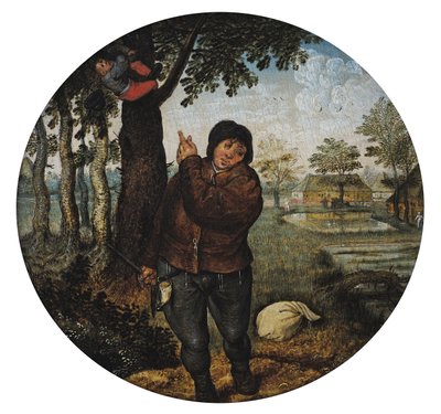 Het Beroven van het Vogelnest door Pieter Brueghel the Younger