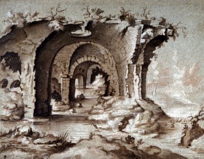 Ruïnes van het Colosseum in Rome door Pieter the Younger Brueghel