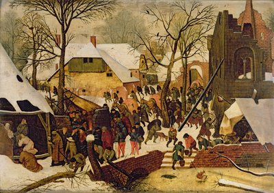 De aanbidding der wijzen door Pieter Brueghel the Younger