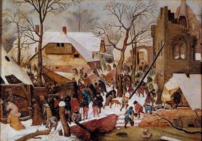 De aanbidding der wijzen door Pieter the Younger Brueghel
