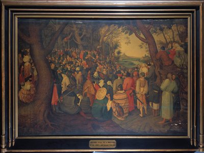 De Prediking van Sint Johannes de Doper door Pieter Brueghel the Younger