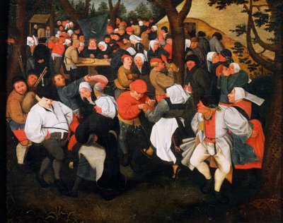 Dorpsdans door Pieter the Younger Brueghel