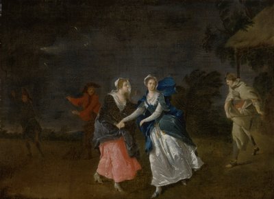 Mevrouw Cibber als Cordelia door Pieter van Bleeck