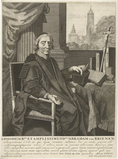 Portret van pastoor Abraham van Brienen door Pieter van Dijck