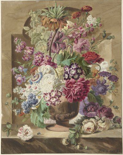 Bloemstuk door Pieter van Loo
