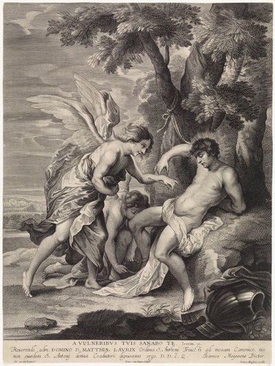H. Sebastiaan door Pieter van Schuppen