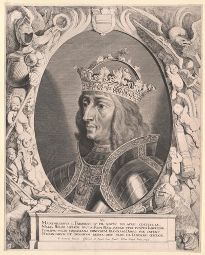 Heilige Roomse Keizer Maximiliaan I door Pieter van Sompel