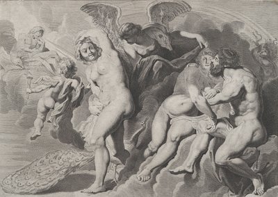 Ixion bedrogen door Hera door Pieter van Sompel