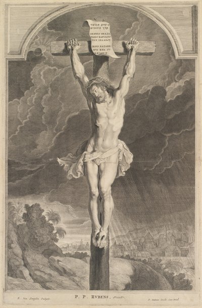 Christus aan het kruis door Pieter van Sompel