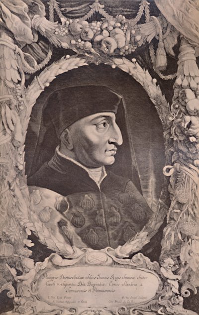 Filips de Stoute, hertog van Bourgondië door Pieter van Sompel