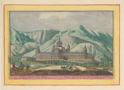 Achteraanzicht van het Escorial door Pieter van den Berge