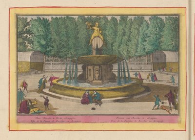 Fontein van Bacchus in de tuinen van het Koninklijk Paleis van Aranjuez door Pieter van den Berge