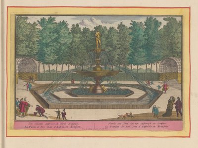 Fontein van Don Juan van Oostenrijk in de tuinen van het Koninklijk Paleis van Aranjuez door Pieter van den Berge
