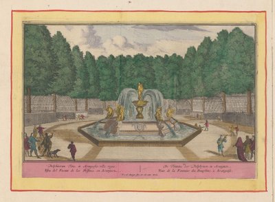 Fontein van de dolfijnen in Aranjuez door Pieter van den Berge