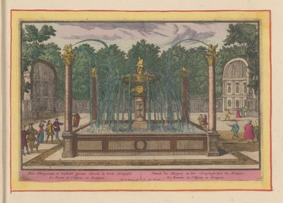 Fontein van de doornuittrekker in de tuinen van het Koninklijk Paleis van Aranjuez door Pieter van den Berge