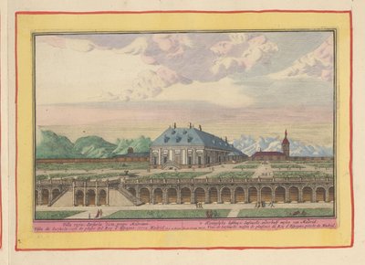 Jachtpaleis Zarzuela buiten Madrid door Pieter van den Berge