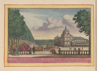 Koninklijk Paleis van Aranjuez door Pieter van den Berge