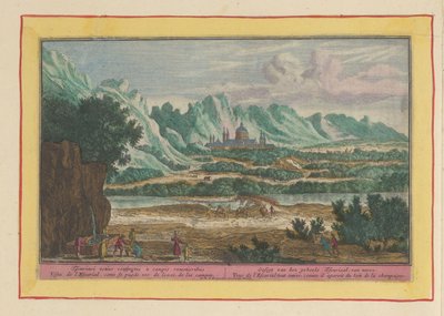 Landschap met Escorial door Pieter van den Berge