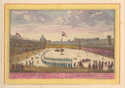 Paleisplein te Lissabon door Pieter van den Berge