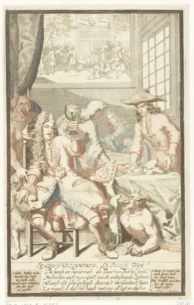 Het Kaartspel door Pieter van den Berge