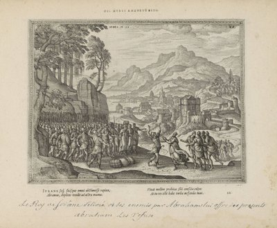Abraham en de koning van Sodom door Pieter van der Borcht (I)