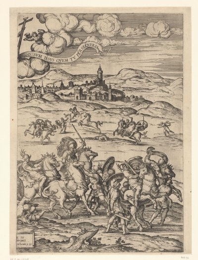 Bekering van Paulus door Pieter van der Borcht (I)