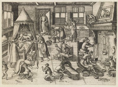 Kinderkamer door Pieter van der Borcht (I)