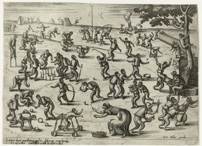 Kinderspelen door Pieter van der Borcht (I)