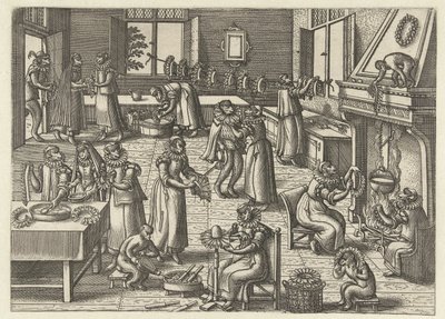 Kragenatelier door Pieter van der Borcht (I)