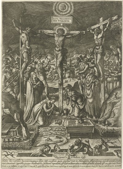 Kruisiging van Christus door Pieter van der Borcht (I)