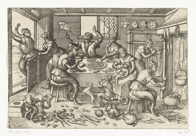 Magere keuken door Pieter van der Borcht (I)