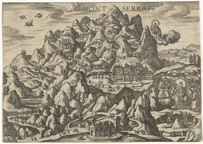 Montserrat, pelgrimsplaats voor H. Maagd door Pieter van der Borcht (I)