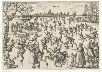 Schaatsenrijden door Pieter van der Borcht (I)