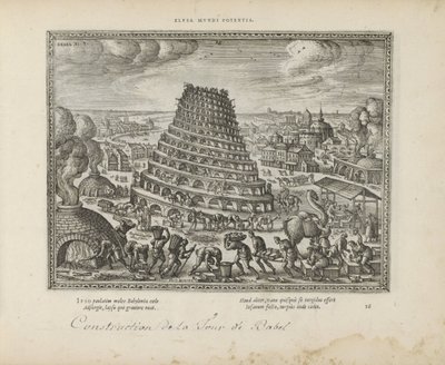 Toren van Babel door Pieter van der Borcht (I)