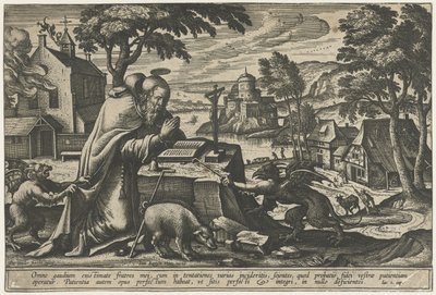 Verzoeking van de heilige Antonius door Pieter van der Borcht (I)