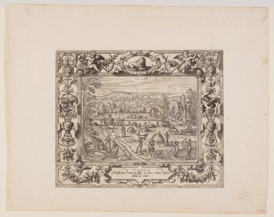 Juli, van De Twaalf Maanden door Pieter van der Borcht