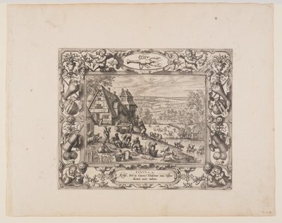 Juni, uit De Twaalf Maanden door Pieter van der Borcht
